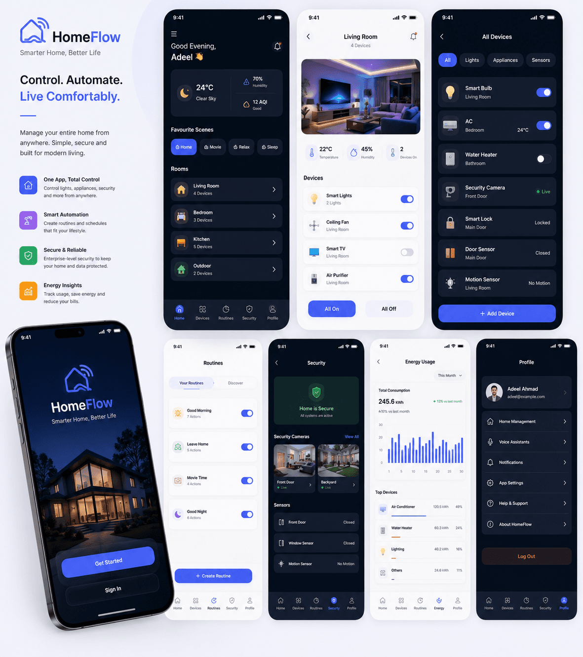 HomeFlow - Mobile App
