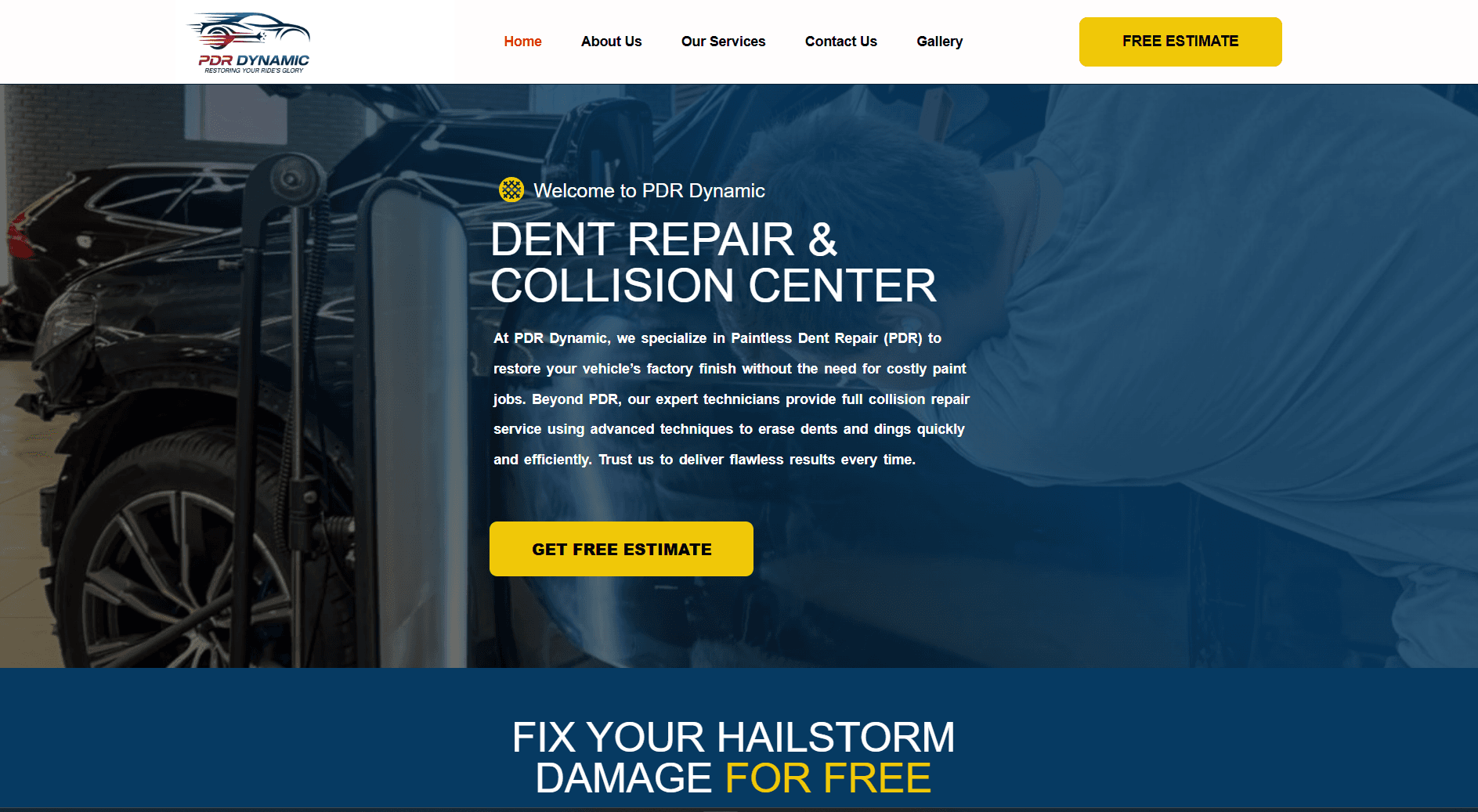 PDR Dynamic, Web Design by Tkist