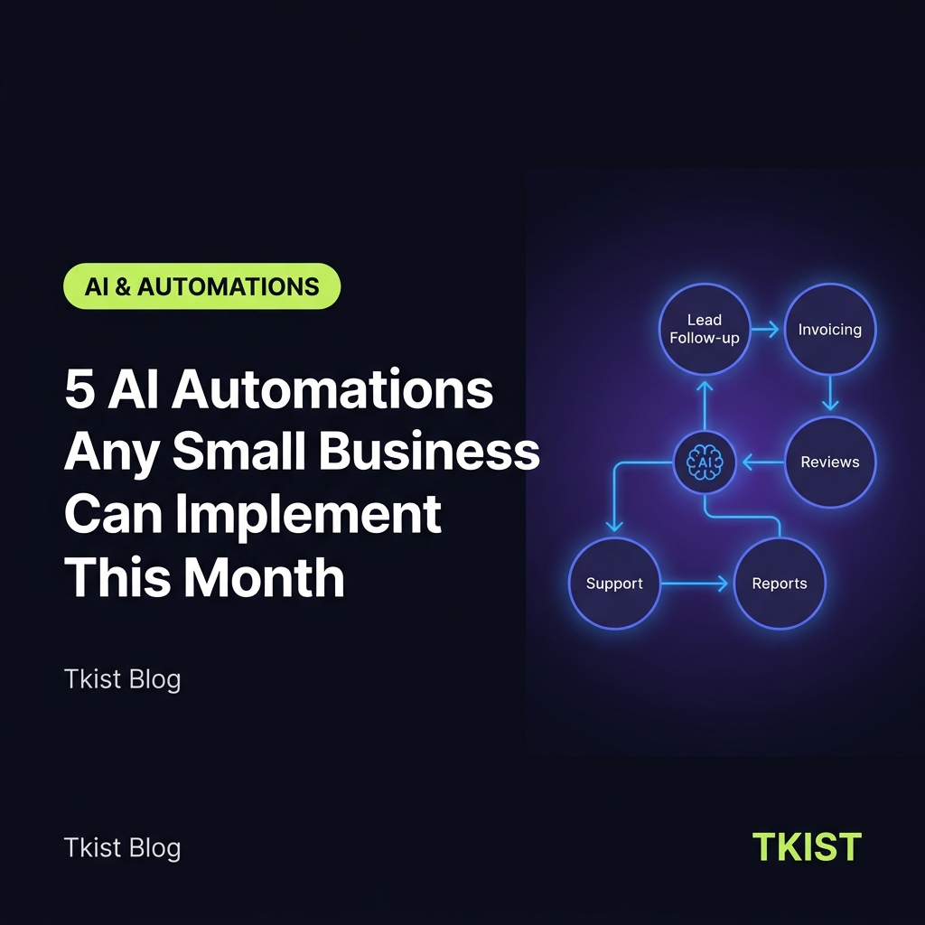 5 AI Automations Any Small Business Can Implement This Month